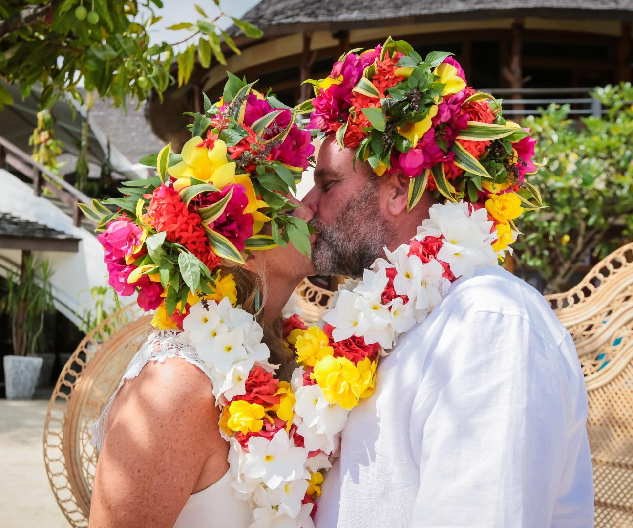 A kiss at the end of the ceremony seems perfect!