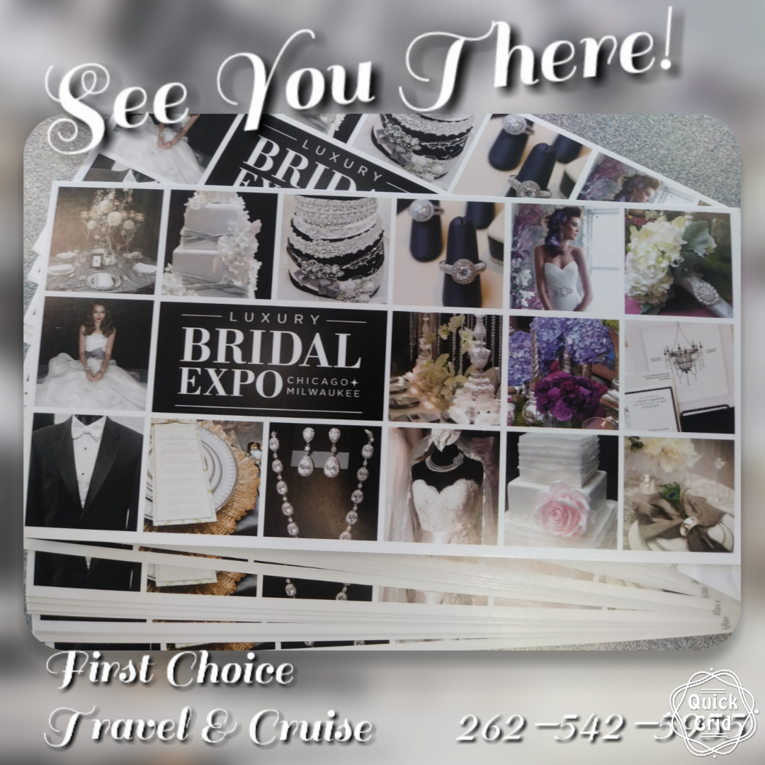 Bridal Shows In Wisconsin First Choice Travel And Cruise