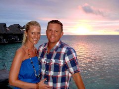 Carrie and Jay Ewald enjoy Bora Bora!