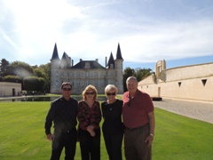 Wayne and Pat Bonesteel and Larry and Sharon Krahn on their Viking River Cruise