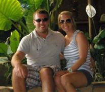 Craig and Trisha at the Hiltons in Bora Bora and Moorea