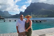 Diane and Eddie in Tahiti