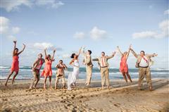 Jump for Ryan and Jenna Lilly Wedding at Excellence Punta Cana!