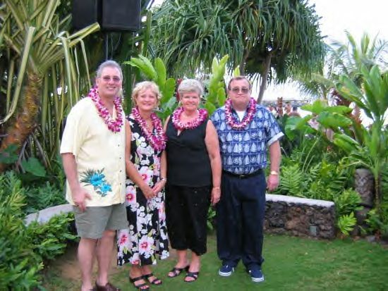 These 2 couples are really enjoying their anniversaries