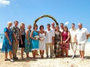 Lindy Wroboleski and Richard Mueller were married at the RIU PALACE in Negril!